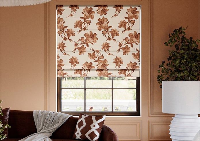 Ted Baker Midnight Garden, Terracotta - Roman Blind - Image 3